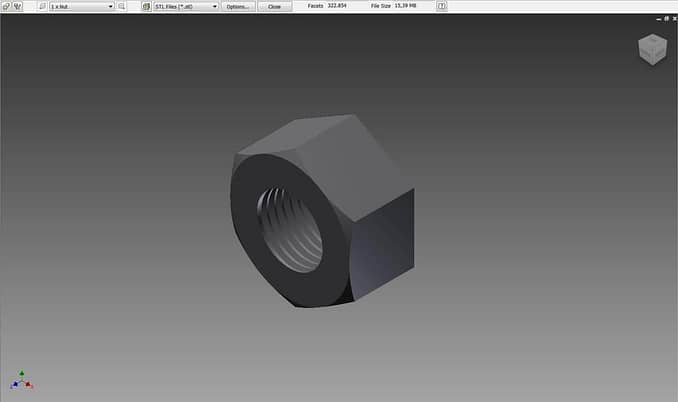 3D-Dateien in Autodesk Inventor exportieren